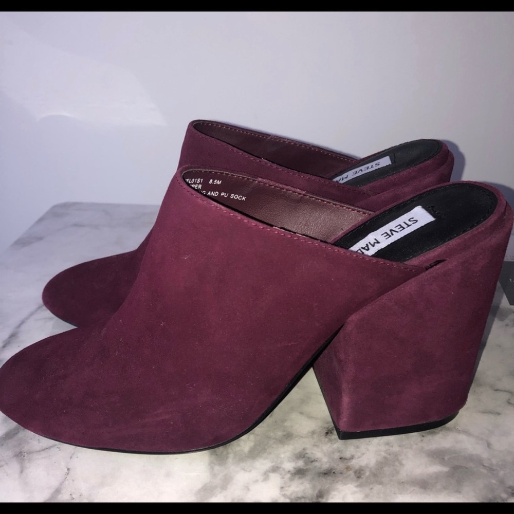 Maroon Steve Madden heels